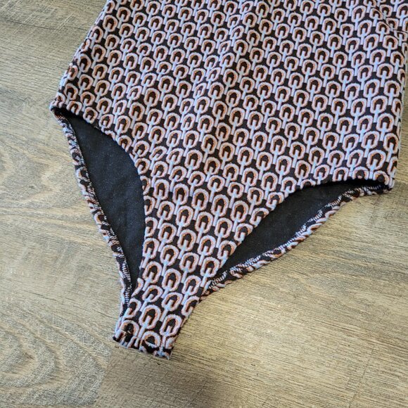 ZARA | Printed Jacquard Bodysuit | Sz. M - Picture 3 of 6